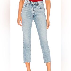 AGOLDE Riley crop 27 jeans